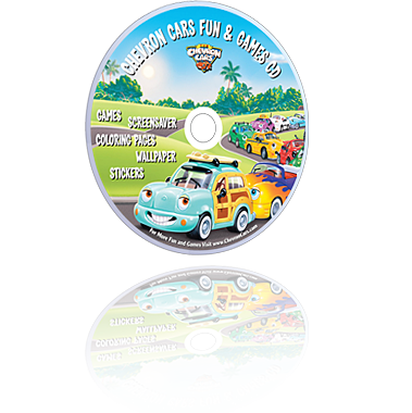 Chevron Cars Fun and Games CD