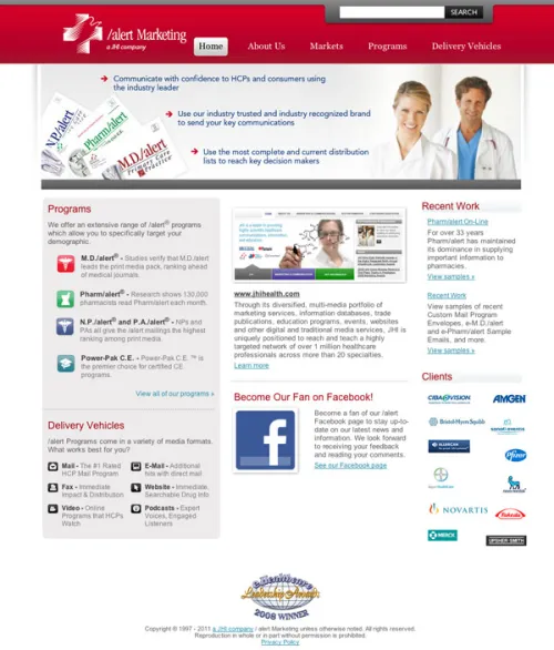 Alert Marketing Website 1