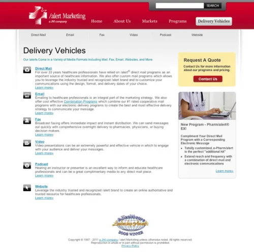 Alert Marketing Website 4