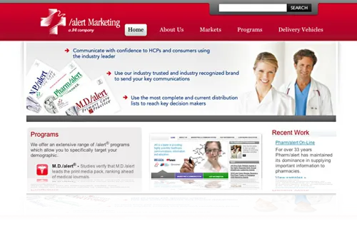 Alert Marketing Website