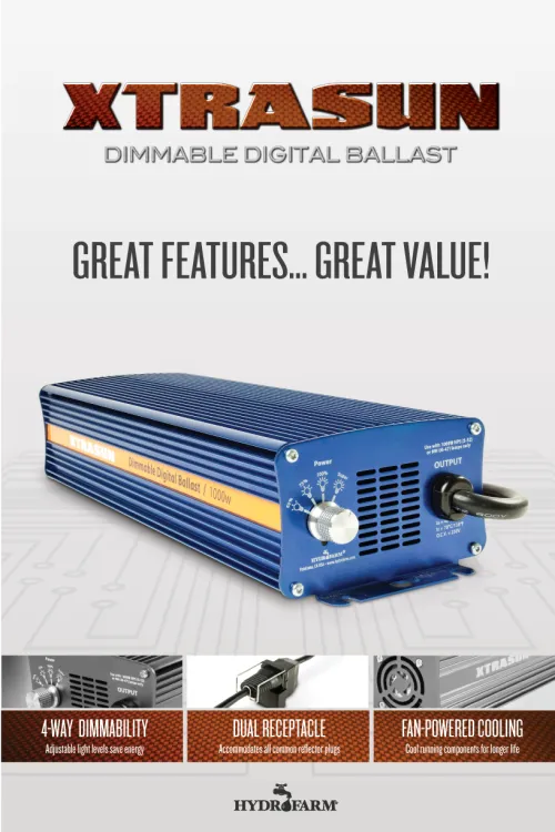 Hydrofarm Posters - Xtrasun Ballast